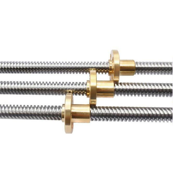Husillo roscado 300mm T8-2 (d=8mm, paso 2mm), varilla roscada