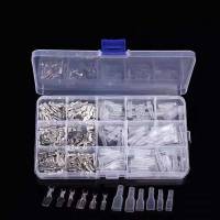 Crimp cable lug set (plug/socket/sleeve) 2.8/4.8/6.3mm - 180 pieces Crimp cable lug set (plug/socket/sleeve) 2.8/4.8/6.3mm - 180 pieces